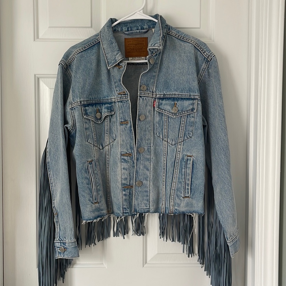Levi’s Fringe Denim Jacket M